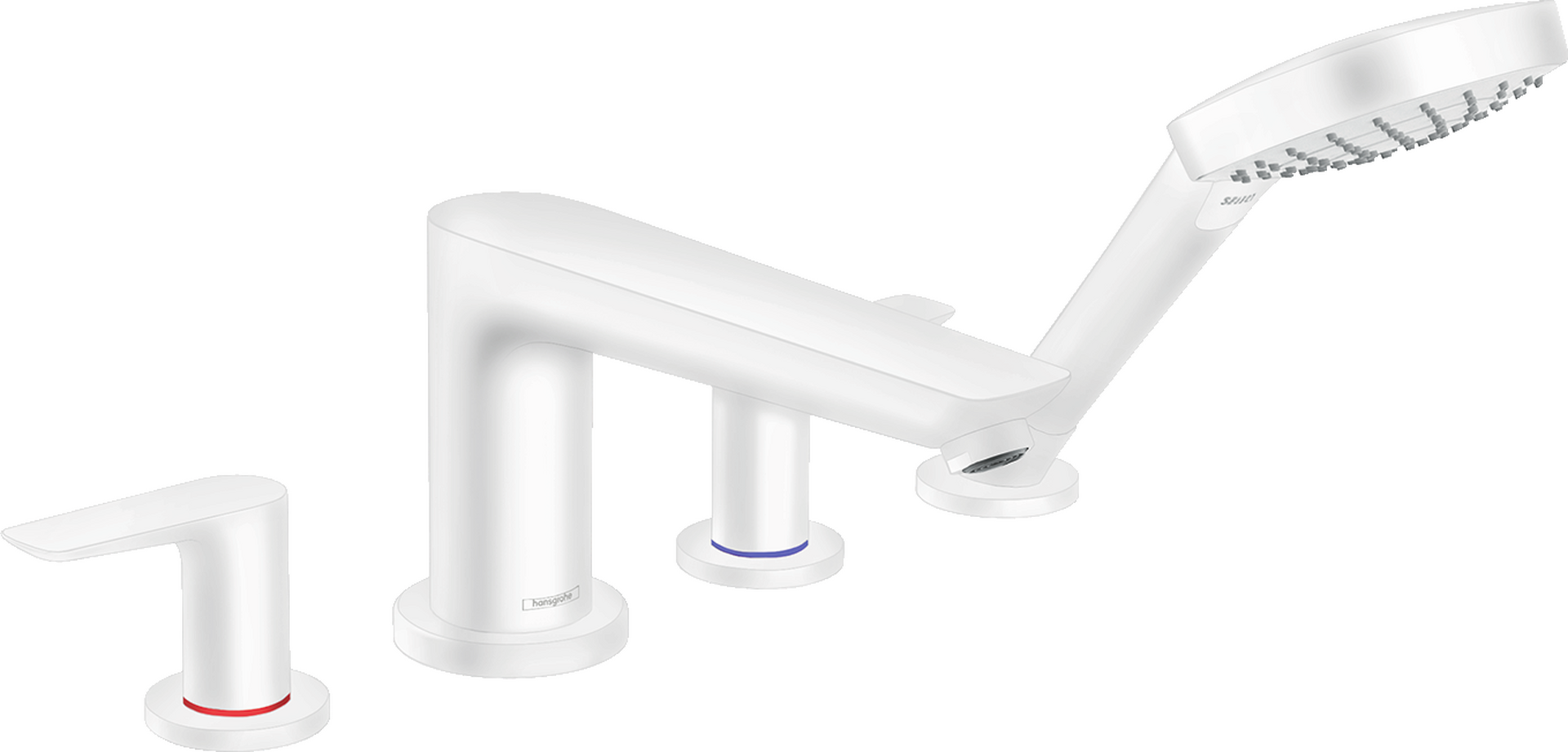 4-otworowa bateria na brzeg wanny