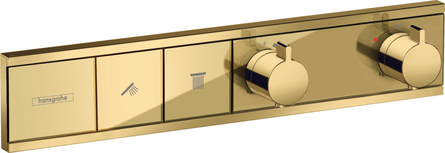 Thermostat for concealed installation for 2 functions