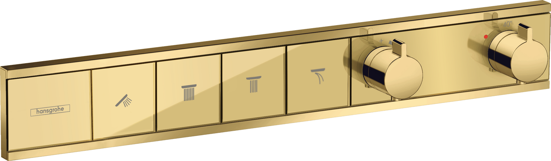 Thermostat for concealed installation for 4 functions