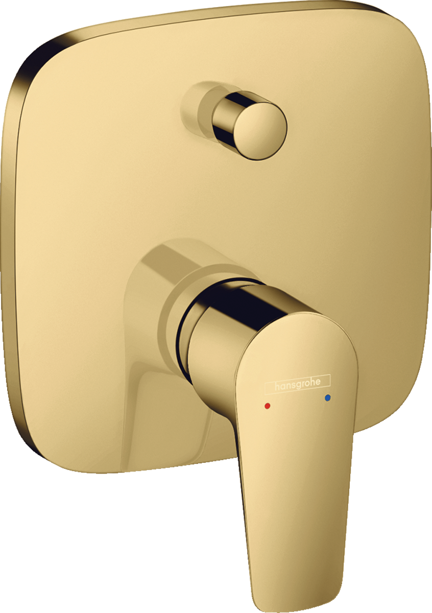 Single lever bath mixer for concealed installation