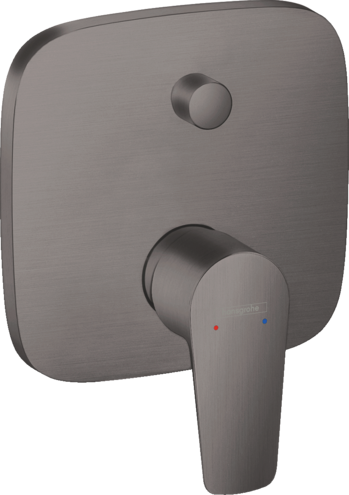 Single lever bath mixer for concealed installation with integrated security combination according to EN1717