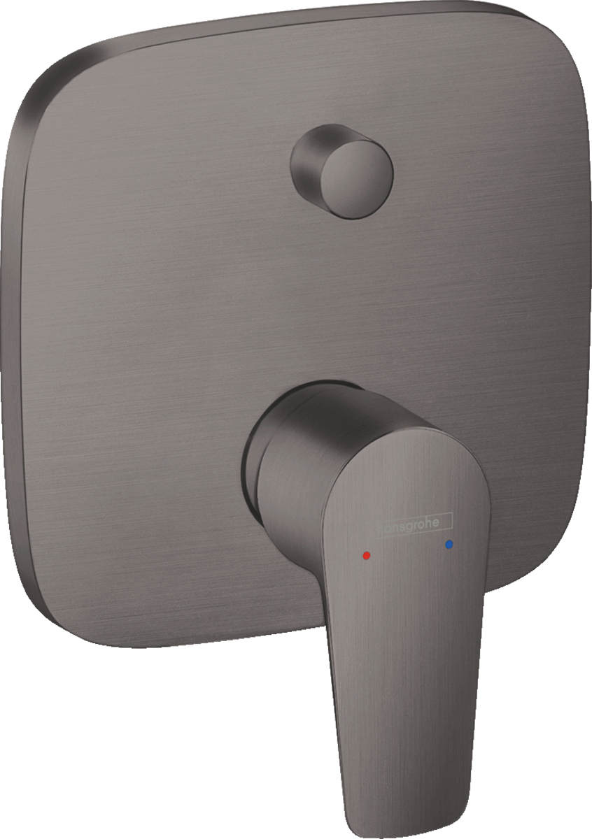 Single lever bath mixer for concealed installation with integrated security combination according to EN1717