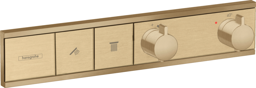 Thermostat for concealed installation for 2 functions