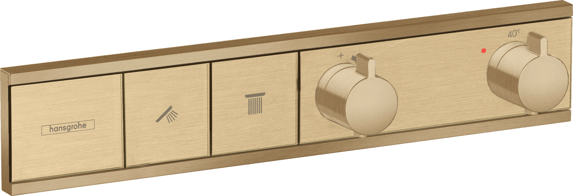 Thermostat for concealed installation for 2 functions