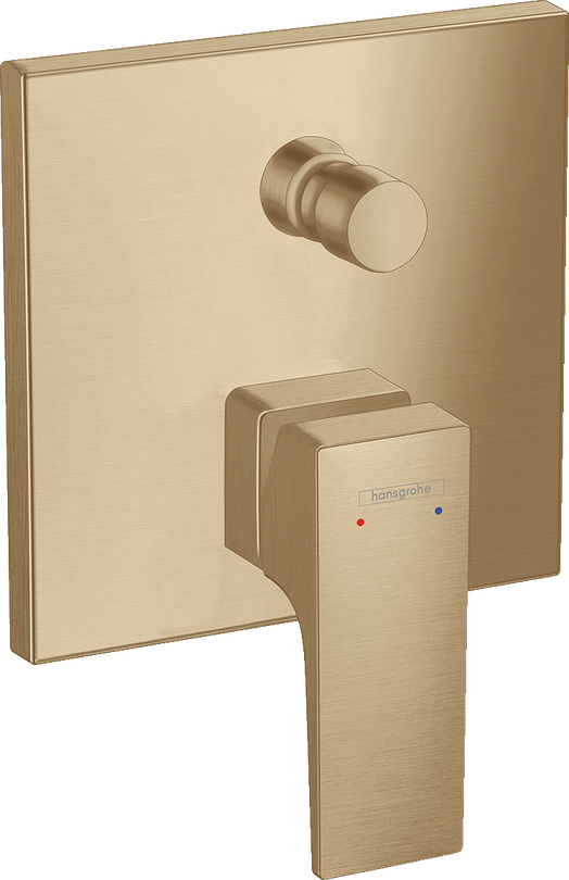 Metropol Bath mixers: 2 functions, Brushed Bronze, Item No. 32545140