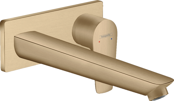 Single lever basin mixer for concealed installation wall-mounted with spout 22.5 cm