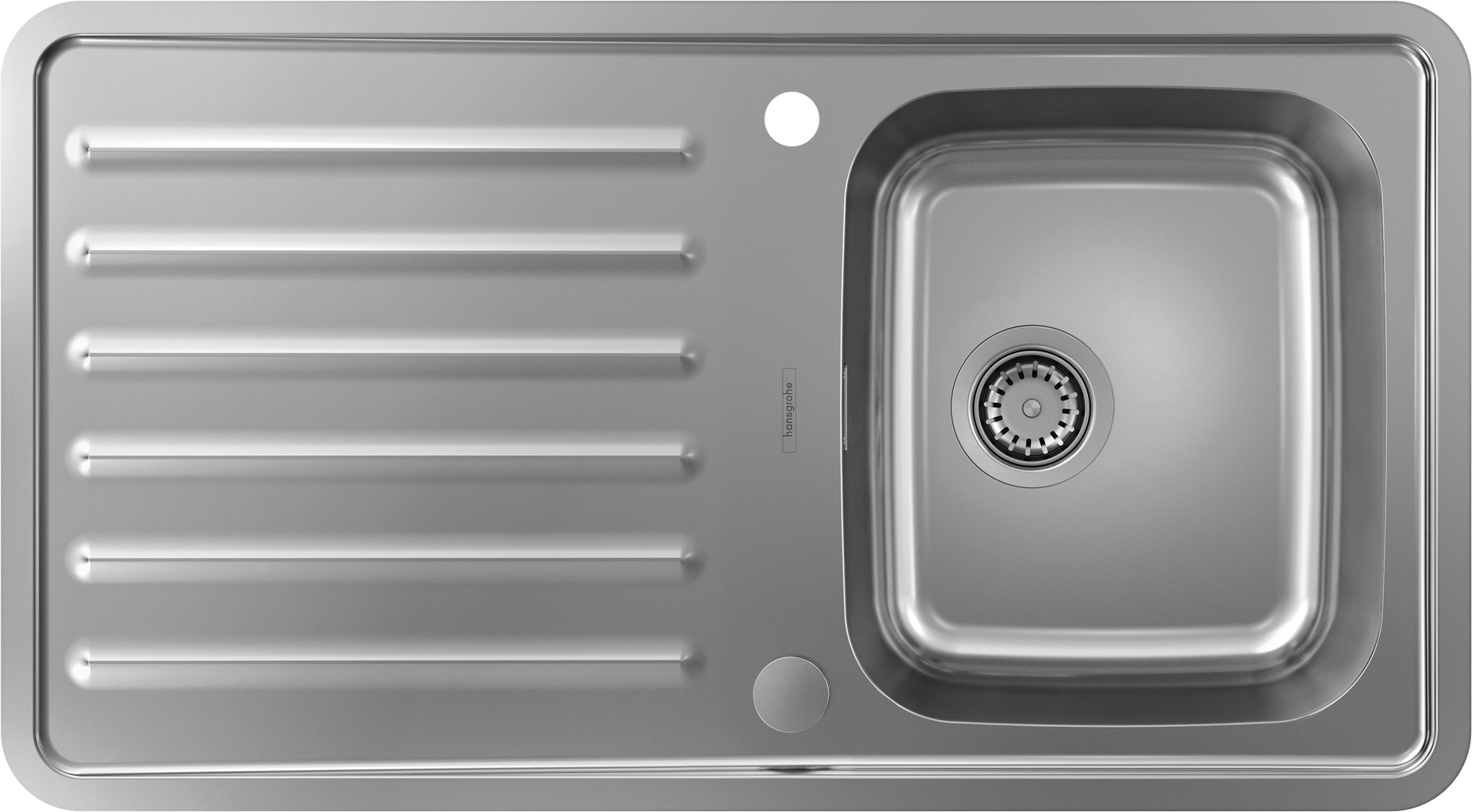S4113-F340 Built-in sink 340 with drainboard