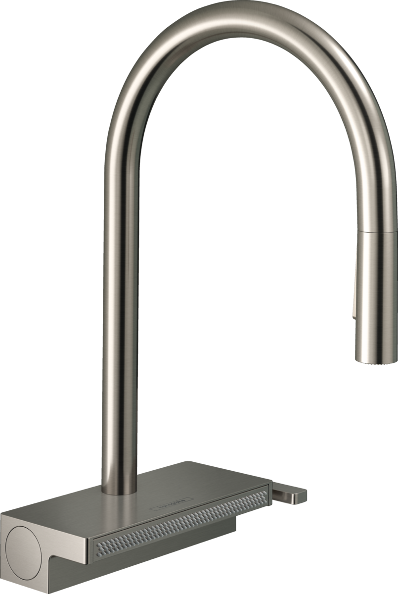 Hansgrohe Kitchen Mixers Aquno Select M81 Single Lever Kitchen Mixer 170 Pull Out Spray 3jet 7603