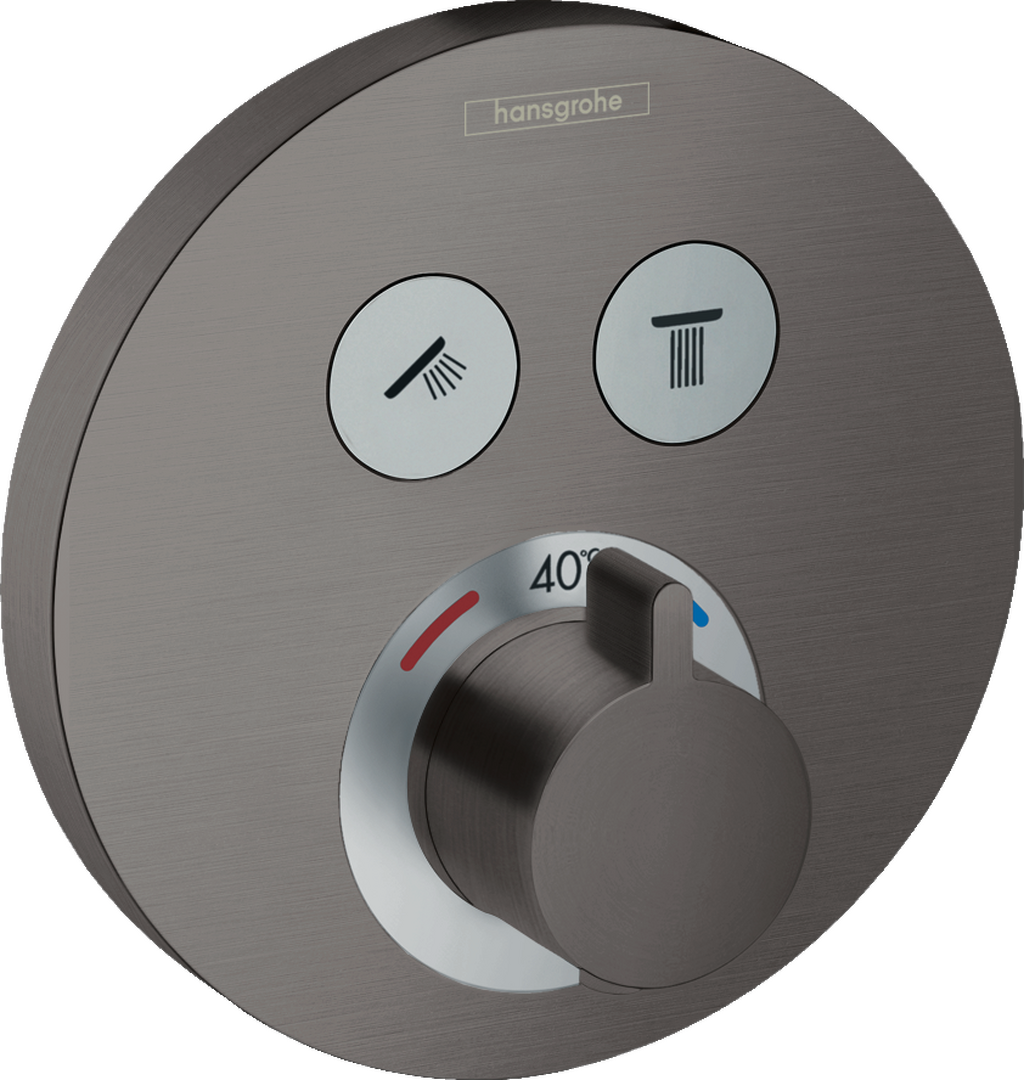 Thermostat for concealed installation for 2 functions