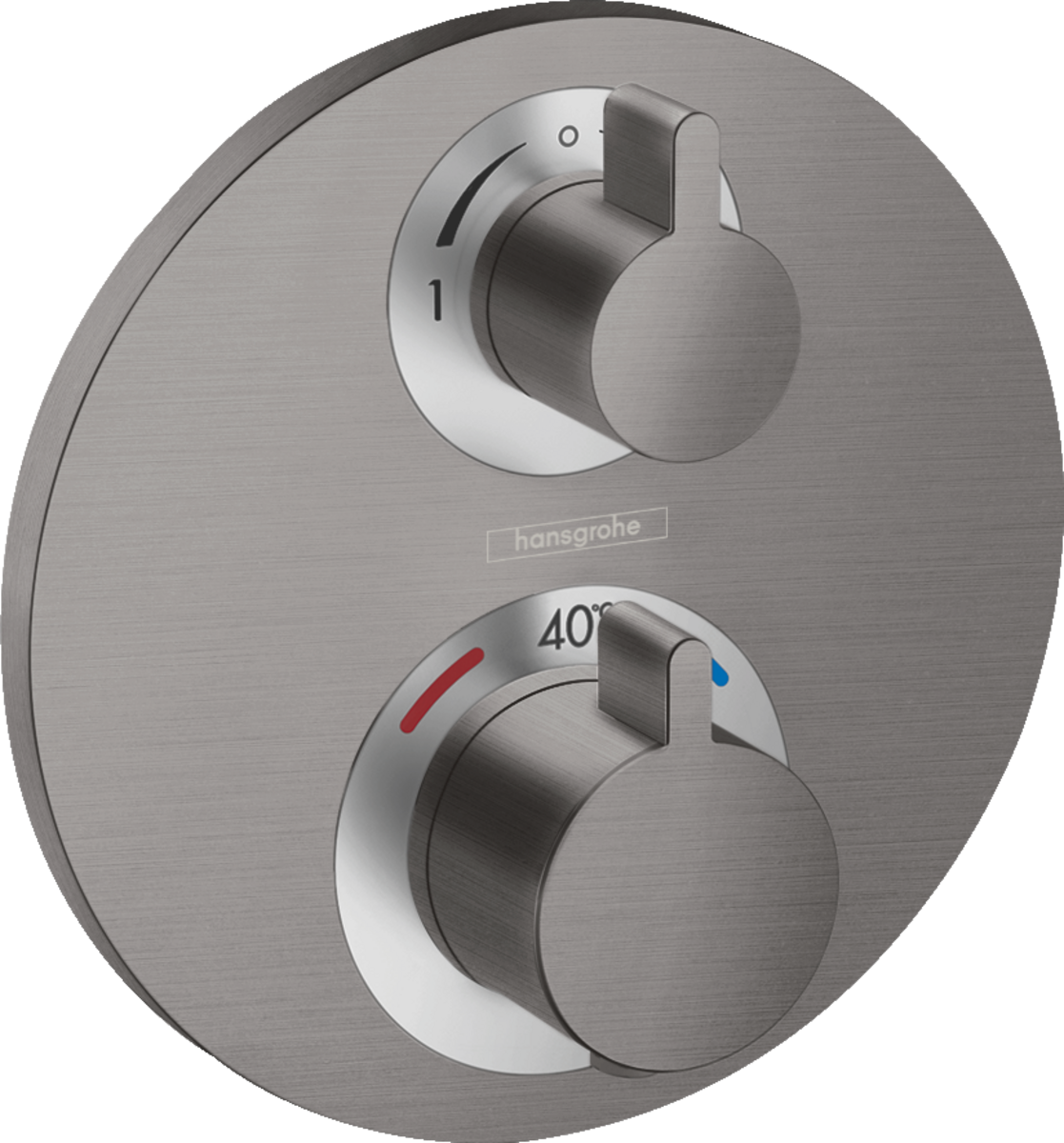 シャワーサーモスタット 埋込式 混合水栓 2アウトレット(化粧部)