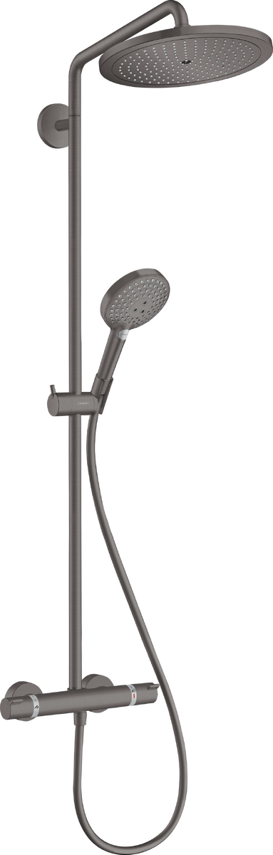 Showerpipe 280 1jet EcoSmart with thermostat and hand shower Raindance Select S 120 3jet
