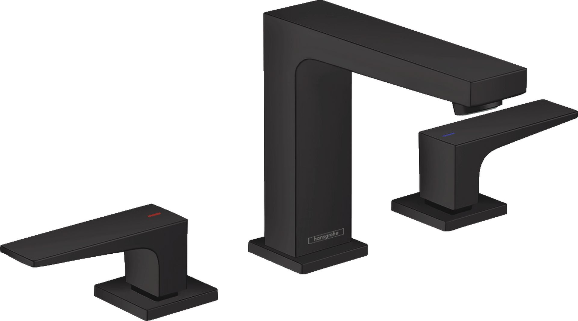 Widespread Faucet 110 with Lever Handles and Pop-Up Drain