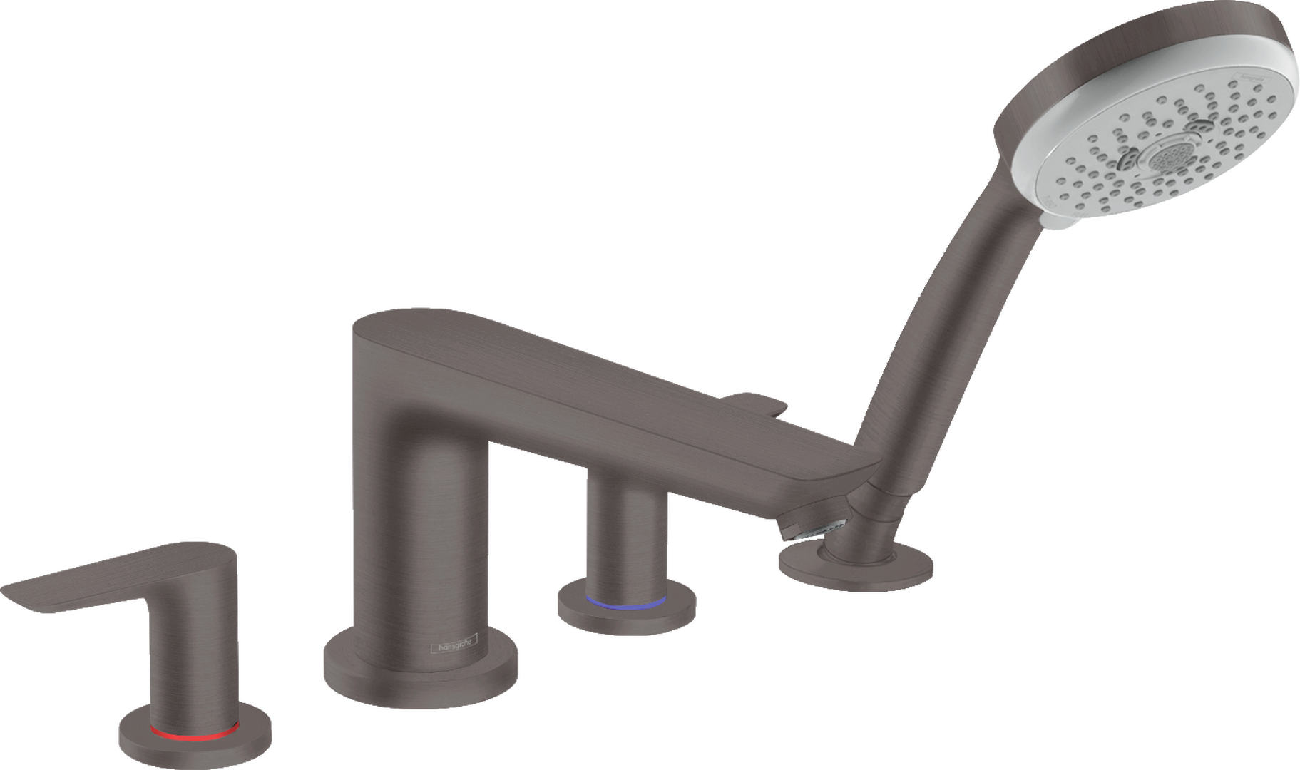 4-Hole Roman Tub Set Trim with 1.8 GPM Handshower