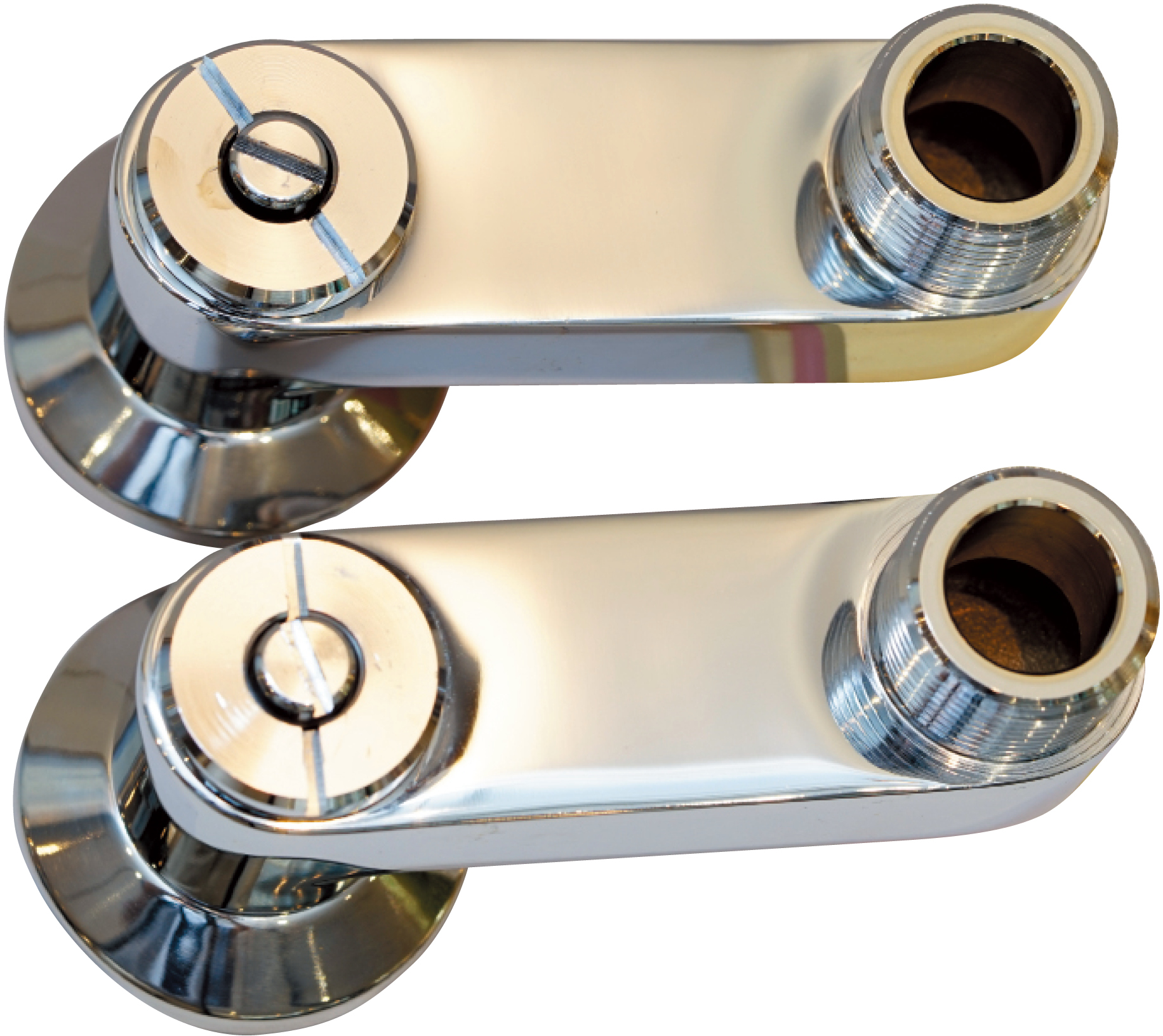 共通部品 止水栓付偏心脚（2個入り、ストレーナー付、フランジΦ47.5mm）