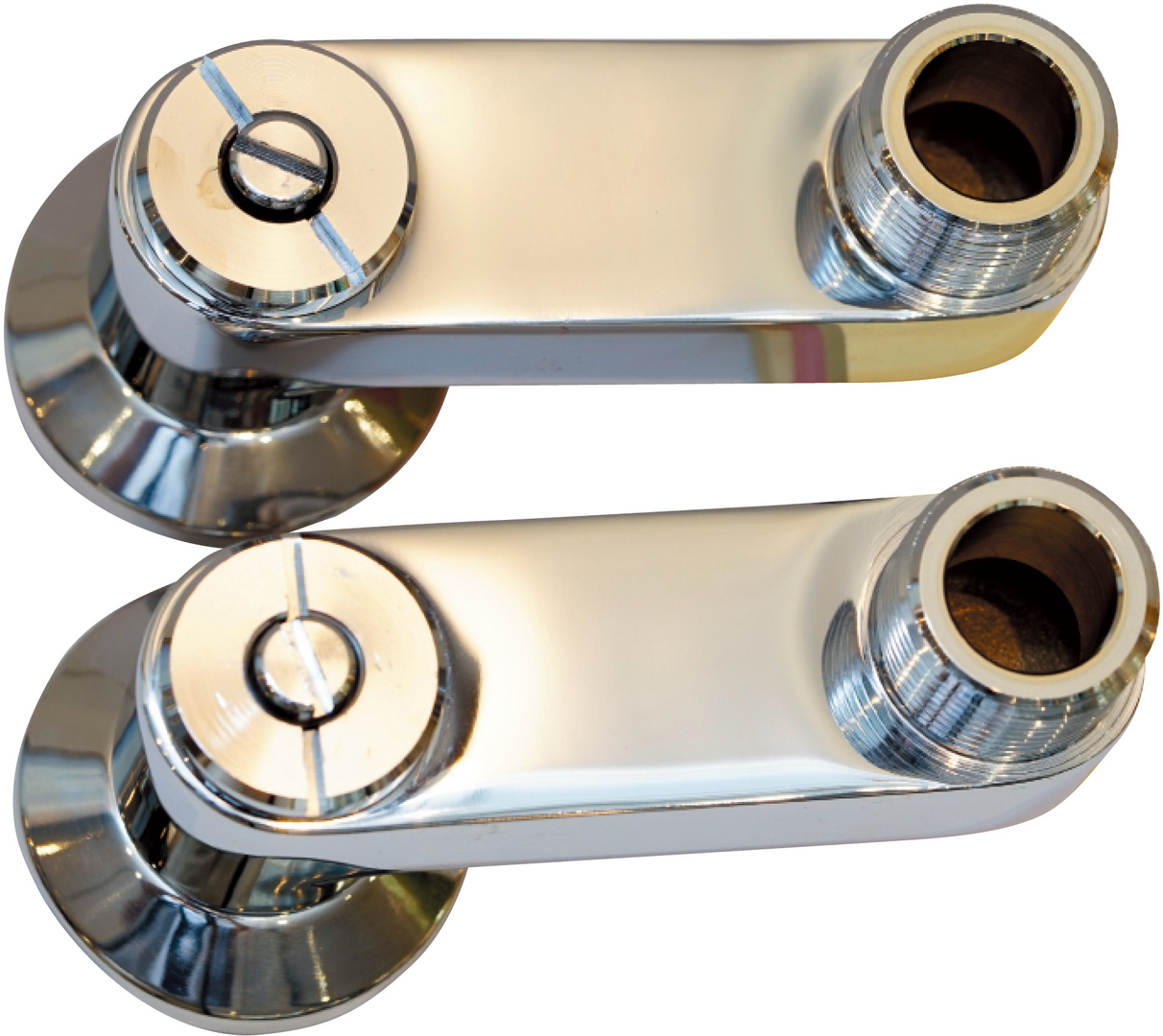 共通部品 止水栓付偏心脚（2個入り、ストレーナー付、フランジΦ47.5mm）