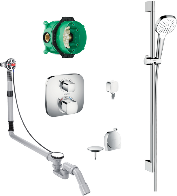 Soft Cube valve with Croma Select rail kit and Exafill