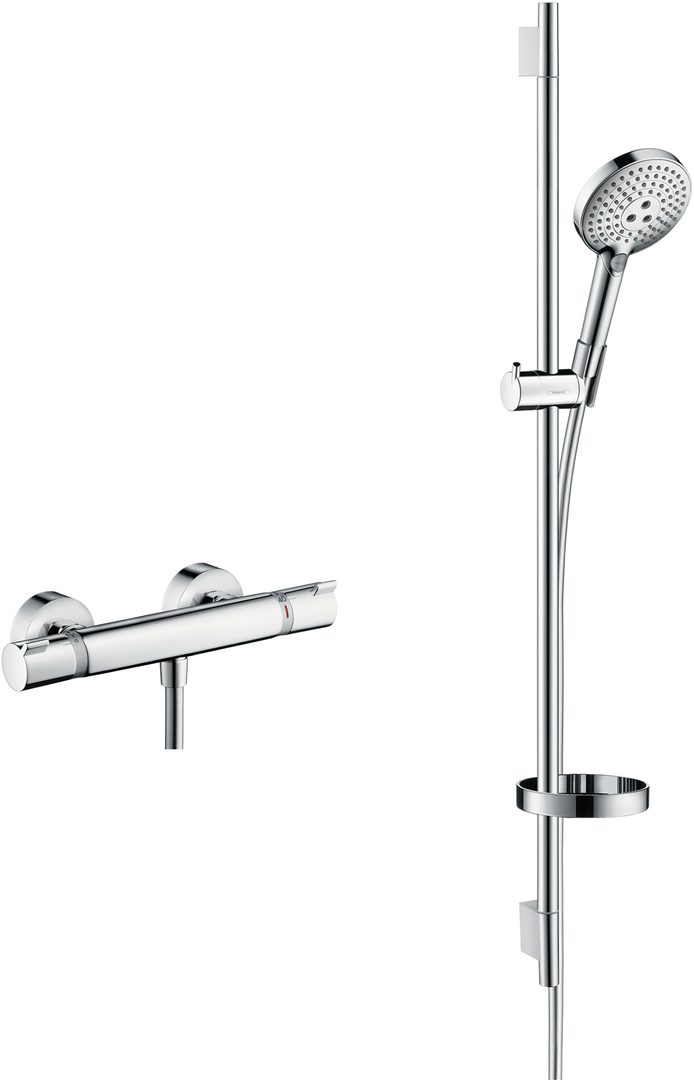 Round Raindance Select rail kit with valve