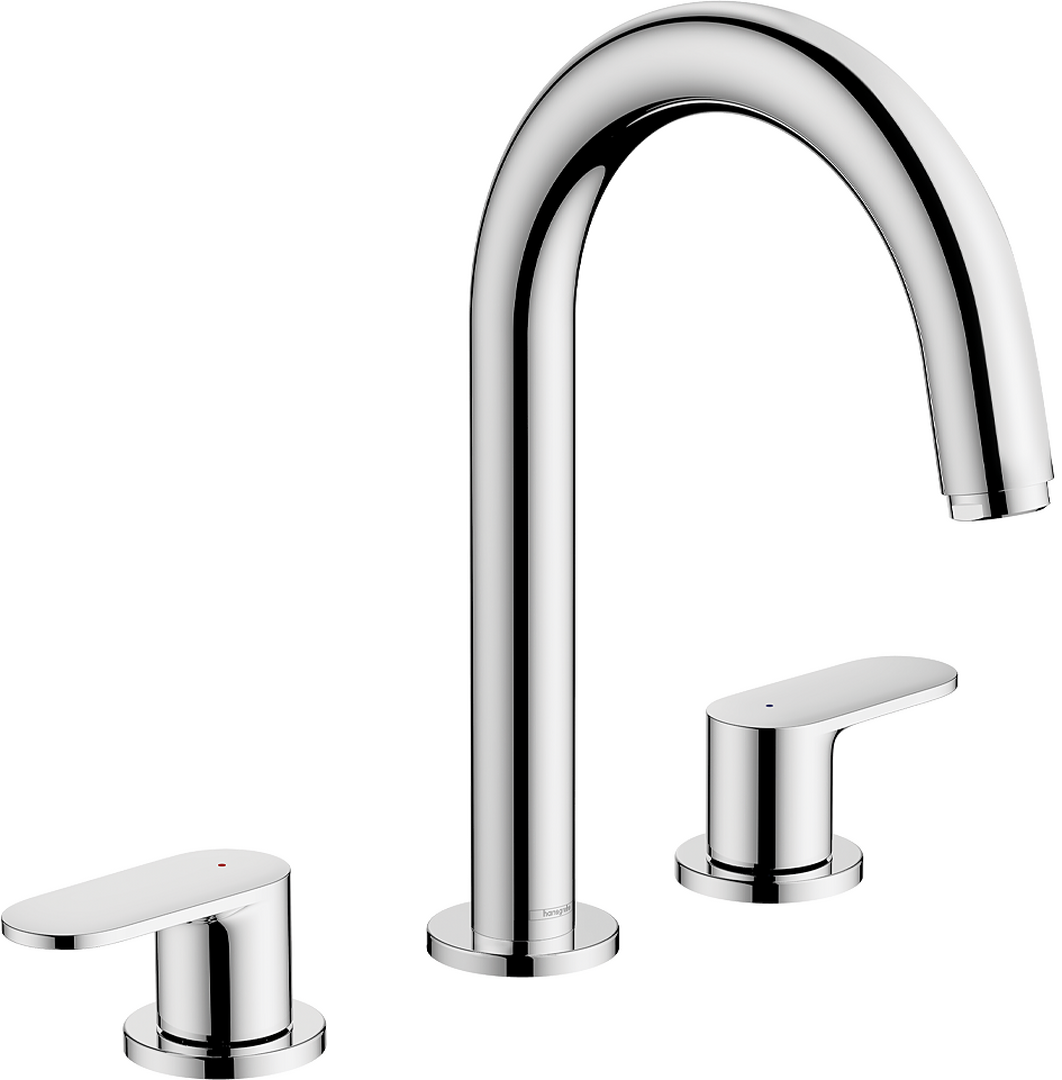 3-hole basin mixer with pop-up waste set