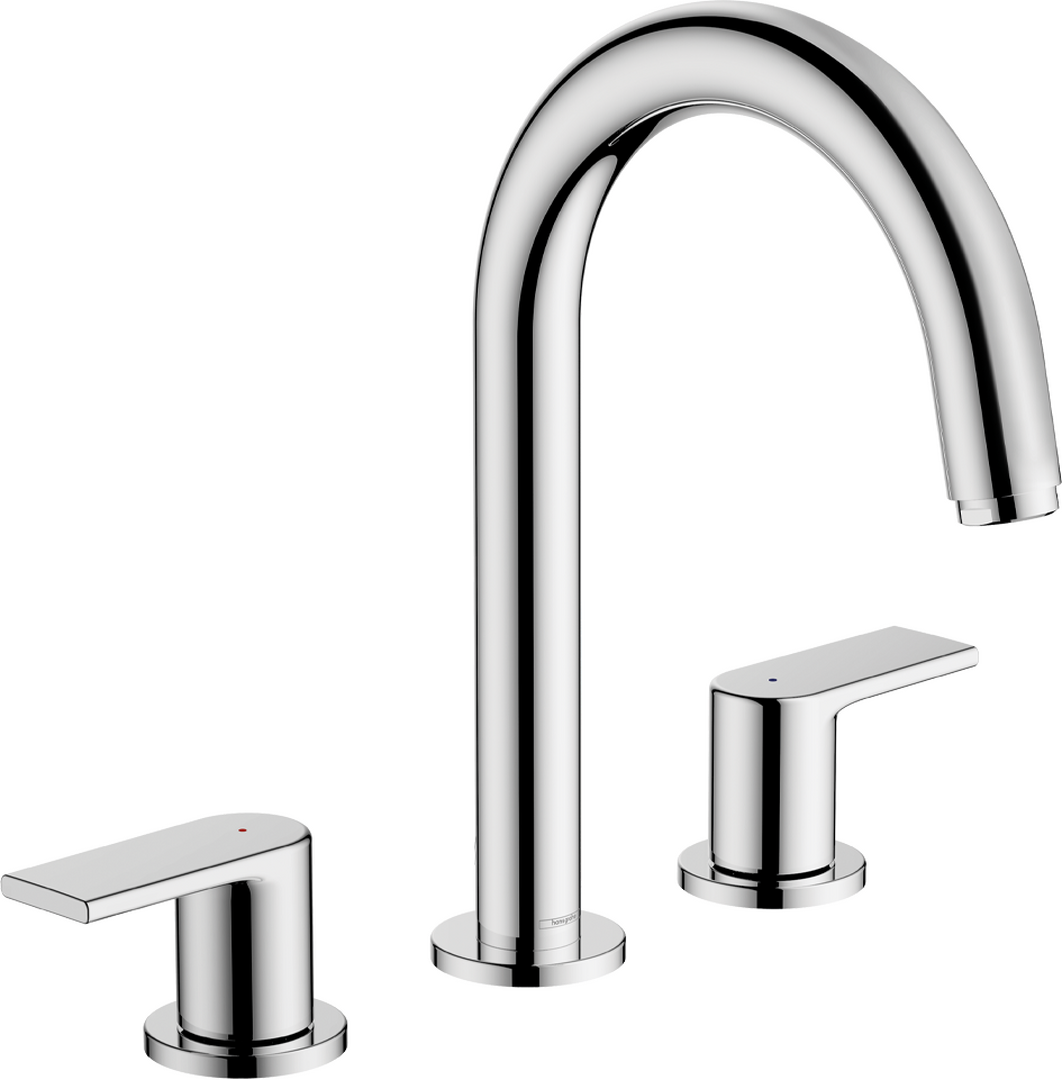 3-otvorová umývadlová armatúra s odtokovou súpravou s tiahlom