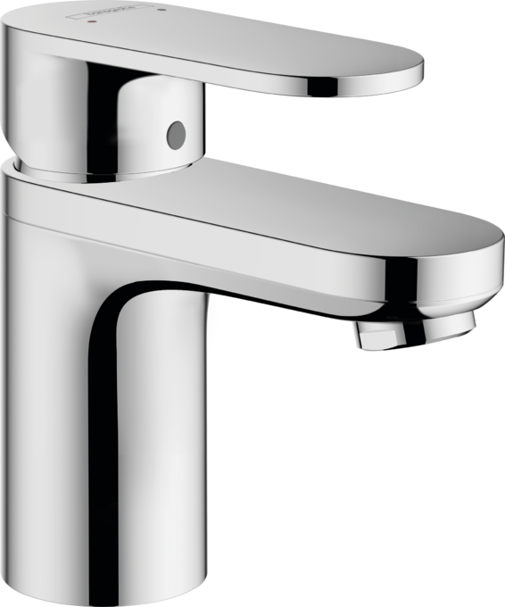 Single lever basin mixer 70 with isolated water conduction and pop-up waste set
