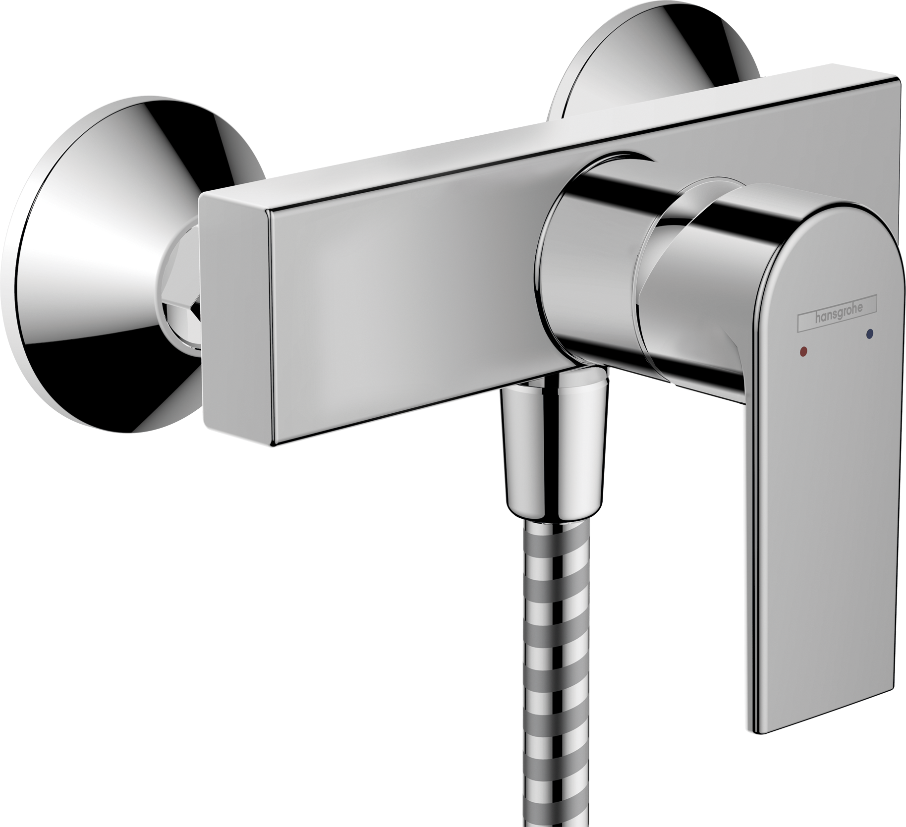 明装单把手淋浴龙头