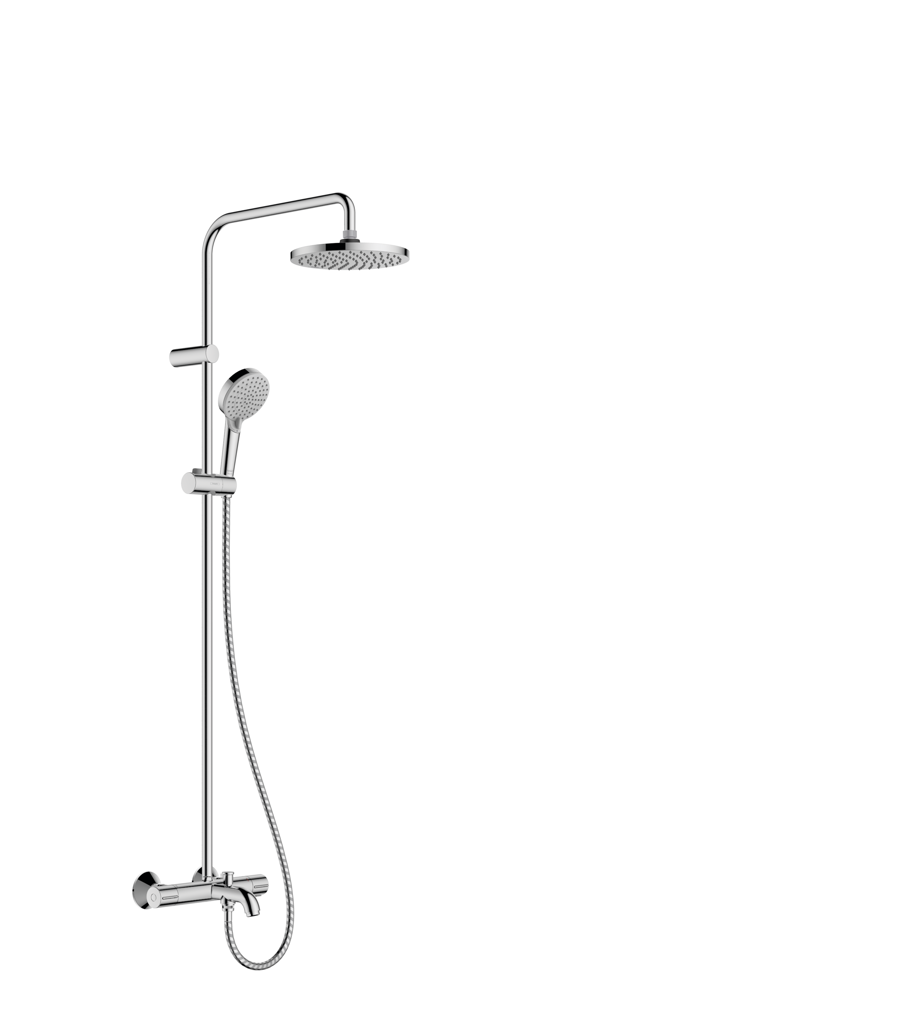 淋浴管200 单速，带恒温浴缸龙头