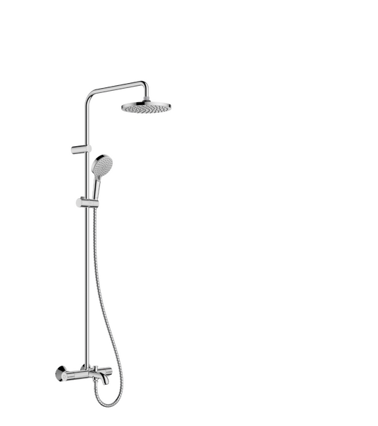 Showerpipe 200 1jet with bath thermostat