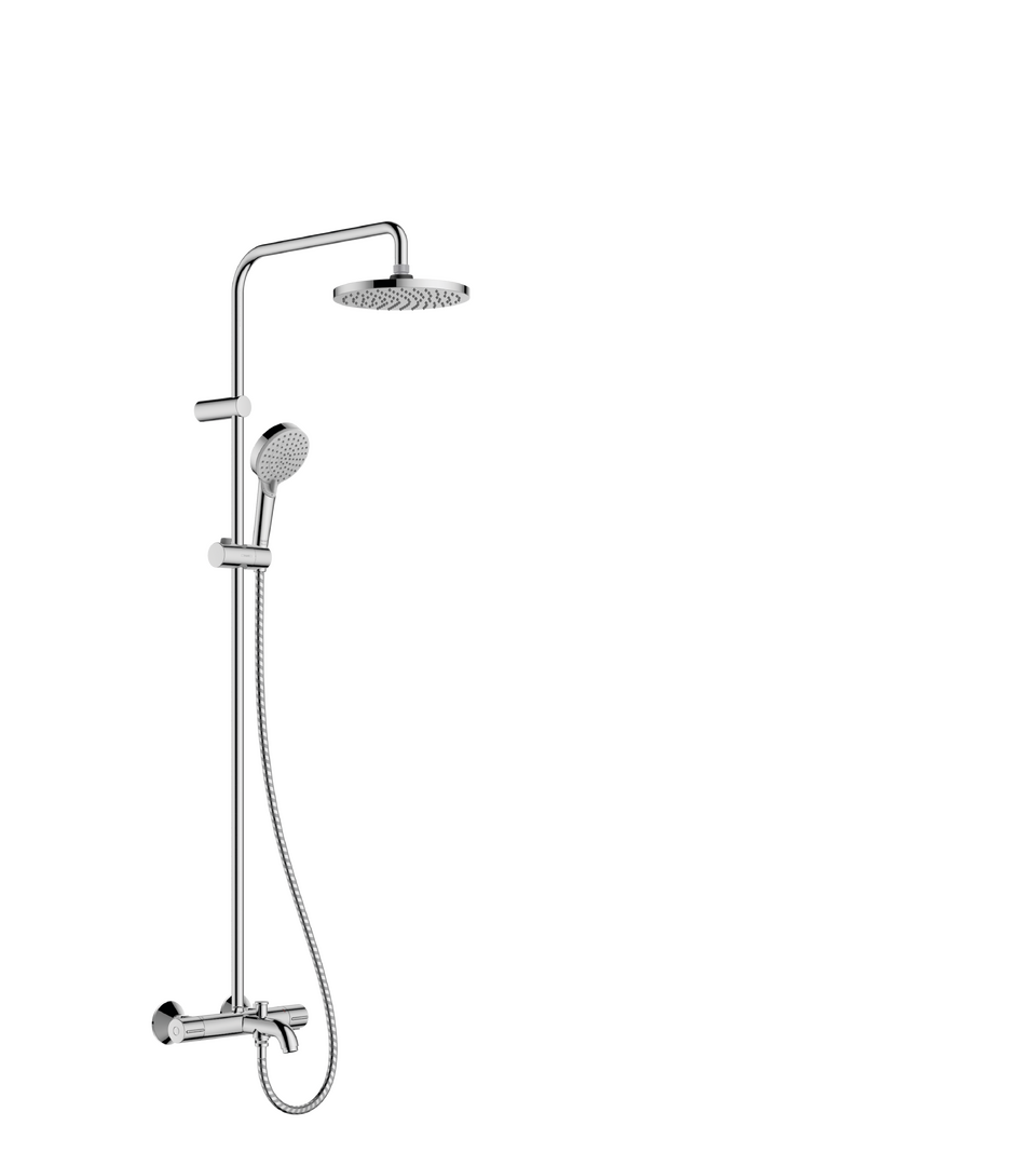 Showerpipe 200 1jet with bath thermostat