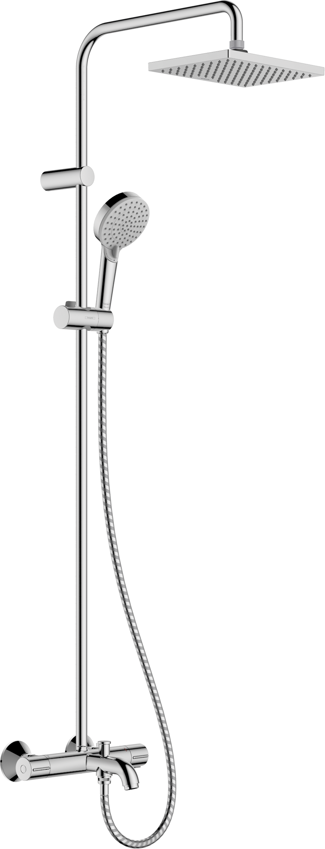 淋浴管200 单速，带恒温浴缸龙头