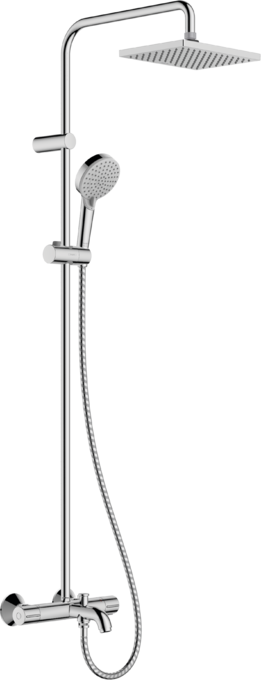 Showerpipe 230 1jet with bath thermostat