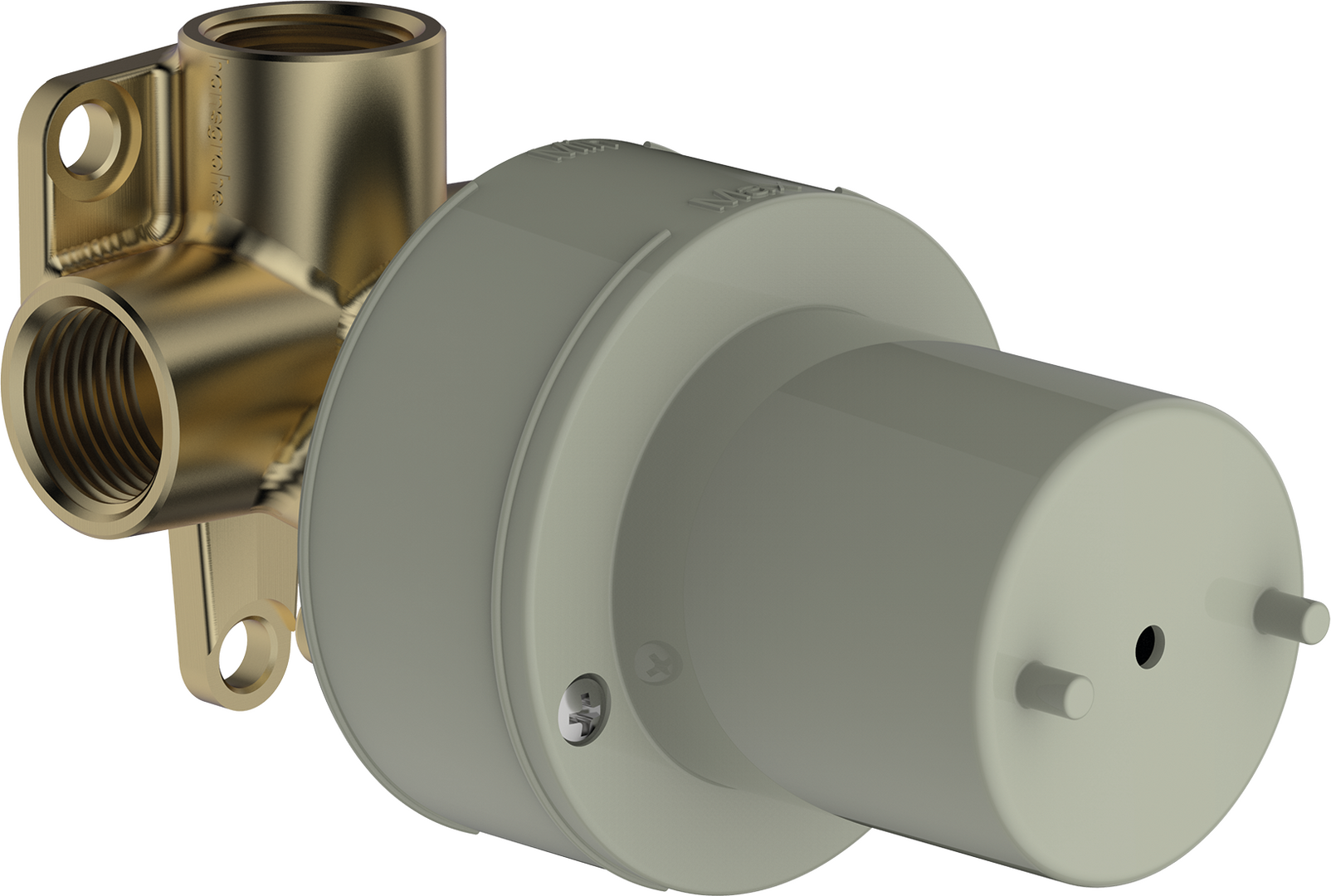 Basic set for single lever shower mixer for concealed installation