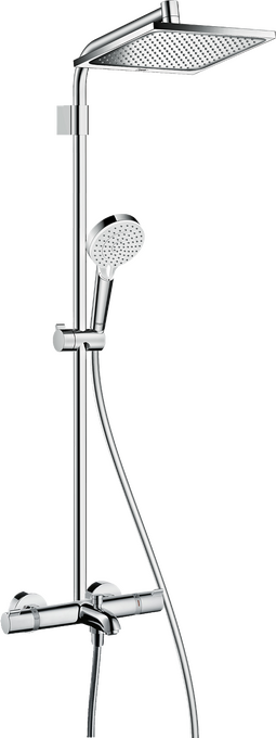 Showerpipe 240 1jet with bath thermostat Varia DZR