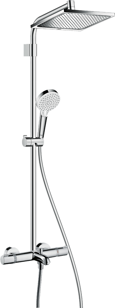 Showerpipe 240 1jet with bath thermostat Varia DZR