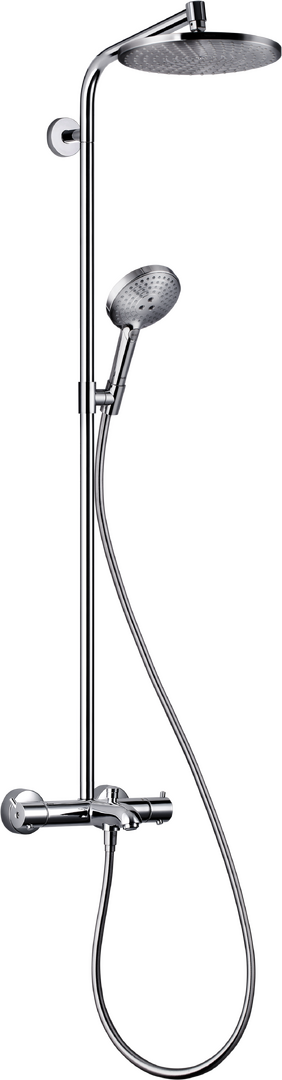 Showerpipe 240 1jet with bath thermostat