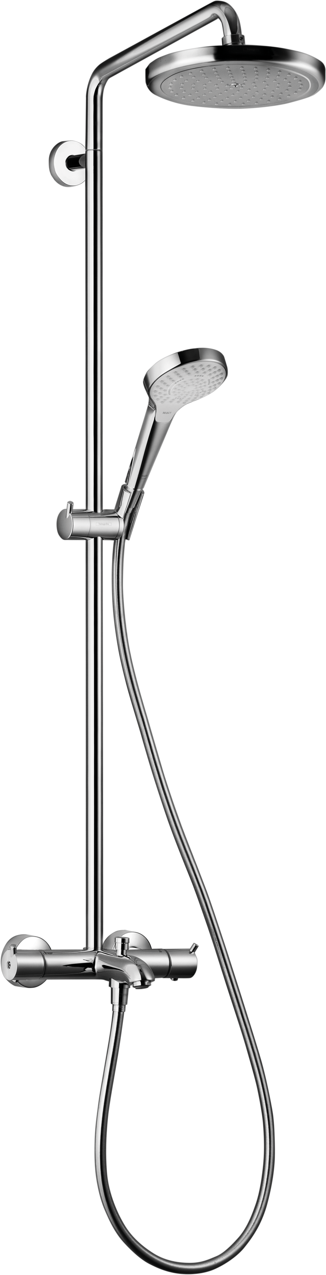 淋浴管220 单速，带恒温浴缸龙头，带手持花洒100 多功能