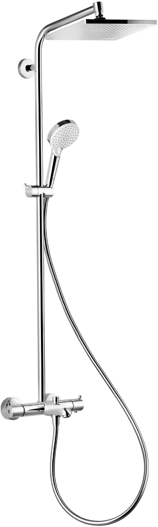Showerpipe 240 1jet with bath thermostat