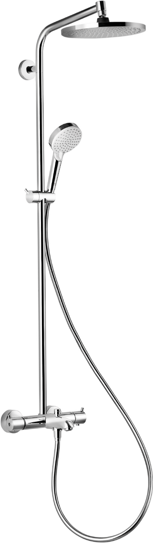 Showerpipe 240 1jet with bath thermostat
