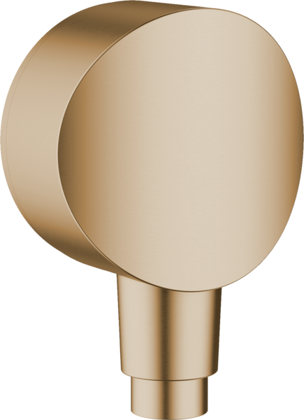 Wall outlet S with non-return valve and synthetic connection angle