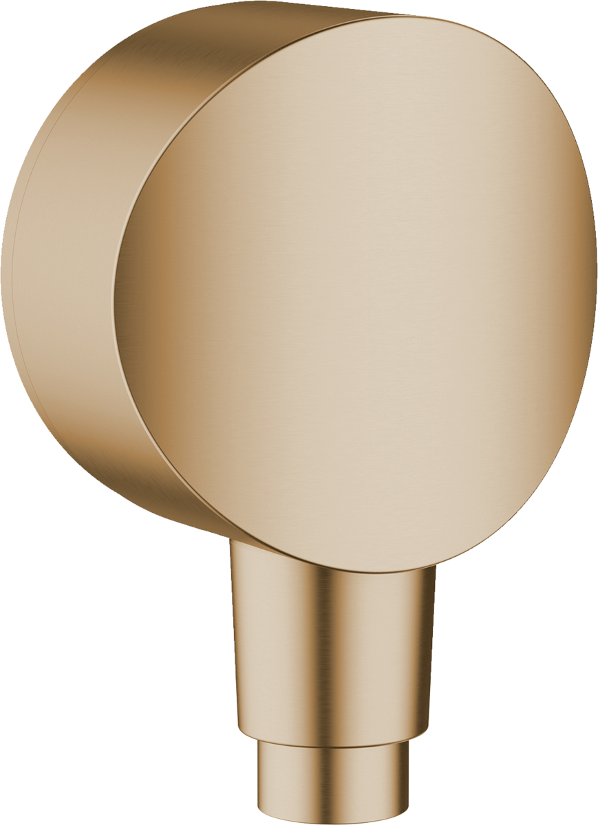 Wandanschluss S mit Rückflussverhinderer und Kunststoffanschlusswinkel