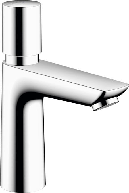 Self-closing pillar tap 110 for cold water or pre-adjusted water without waste set