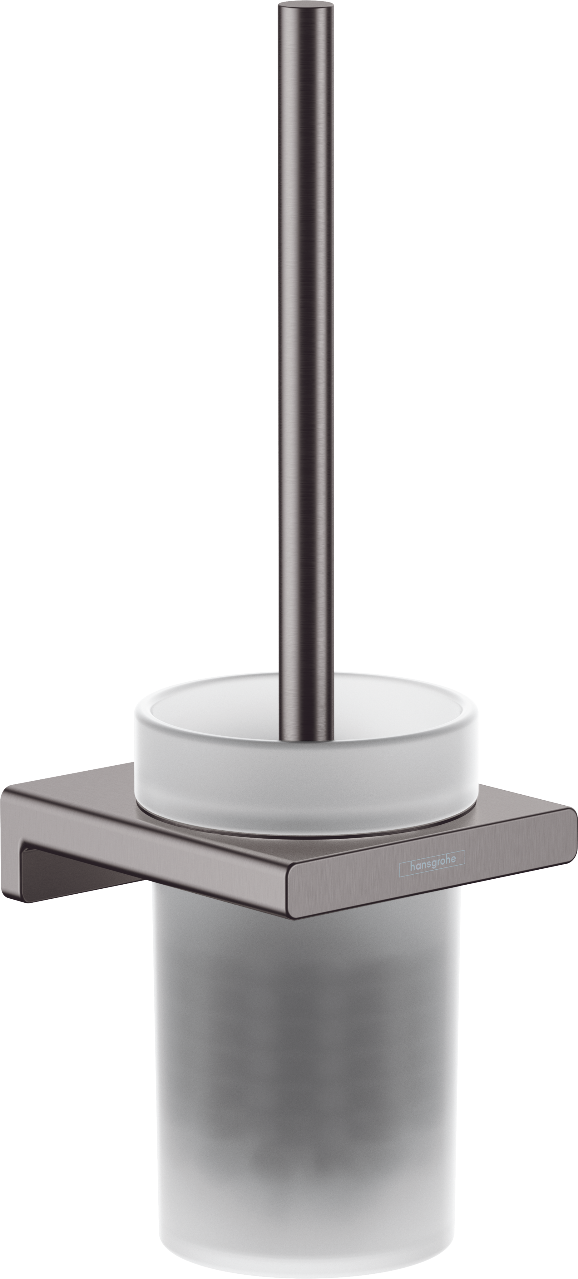 Toilet brush holder wall-mounted