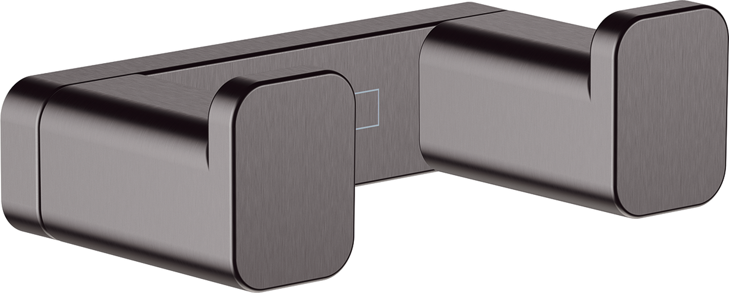 hansgrohe Accessories: AddStoris Q, Towel hook double, Item No. 41755340