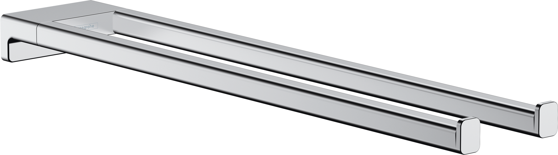 Towel holder twin-handle