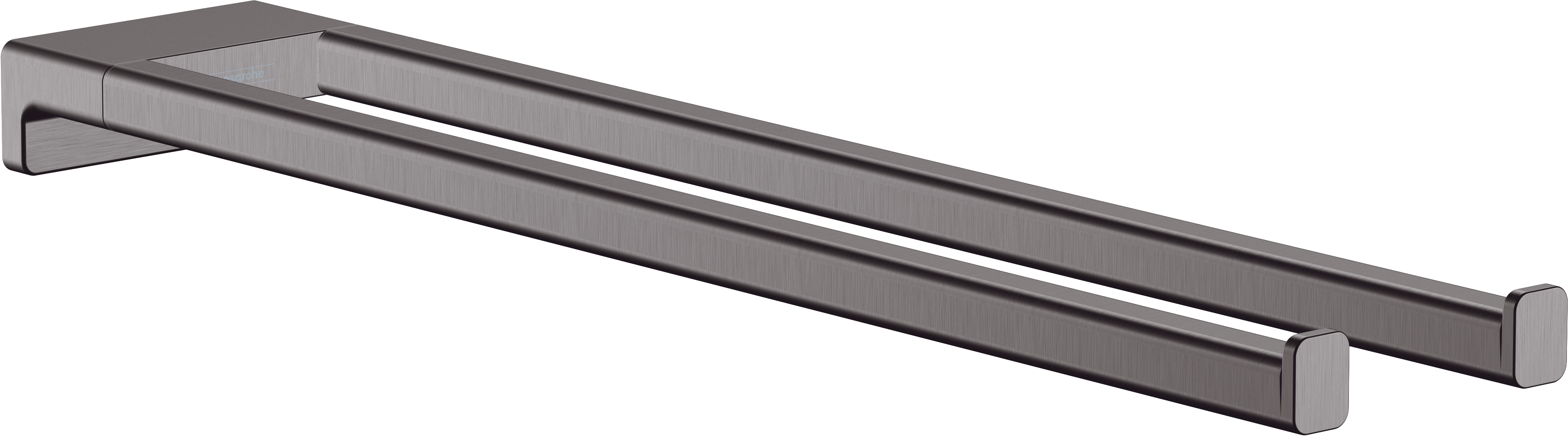 Towel holder twin-handle