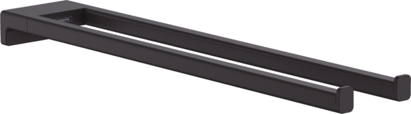 Towel holder twin-handle