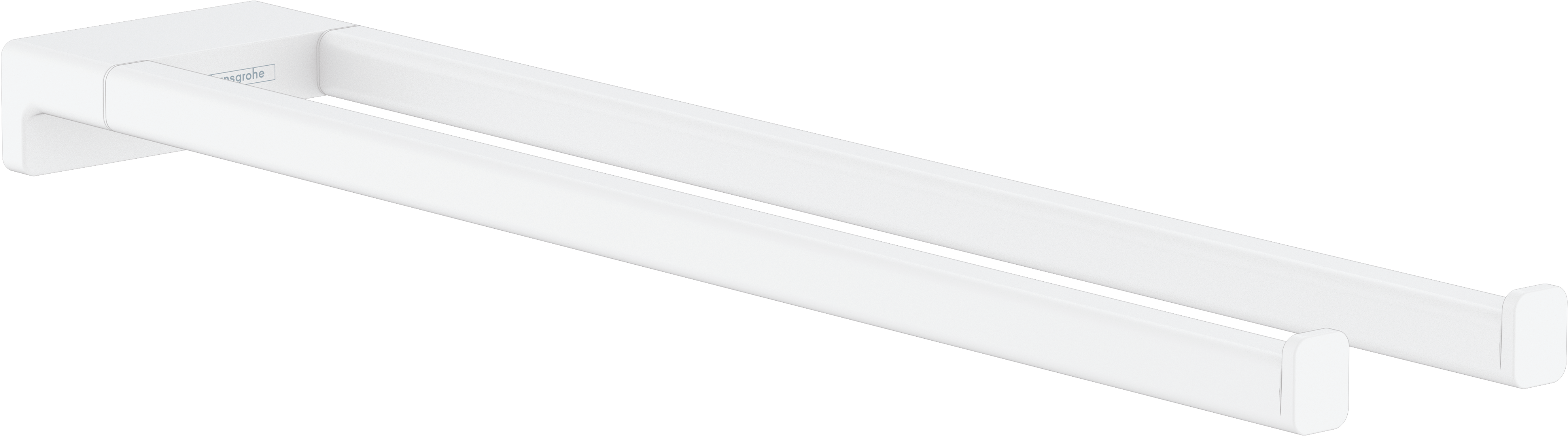 Towel holder twin-handle