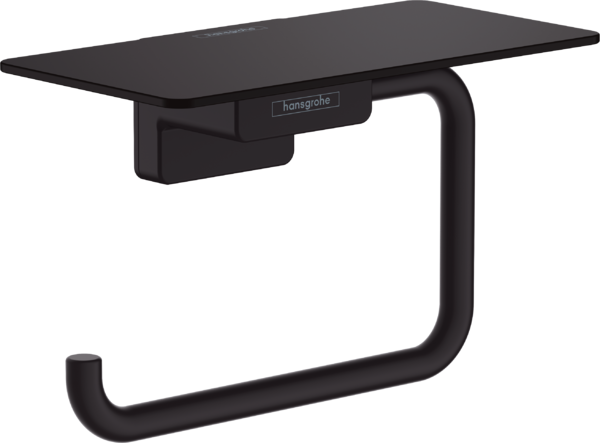 Pappershållare med hylla