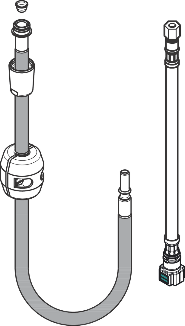 HG hose connector BS/DN8/screw.