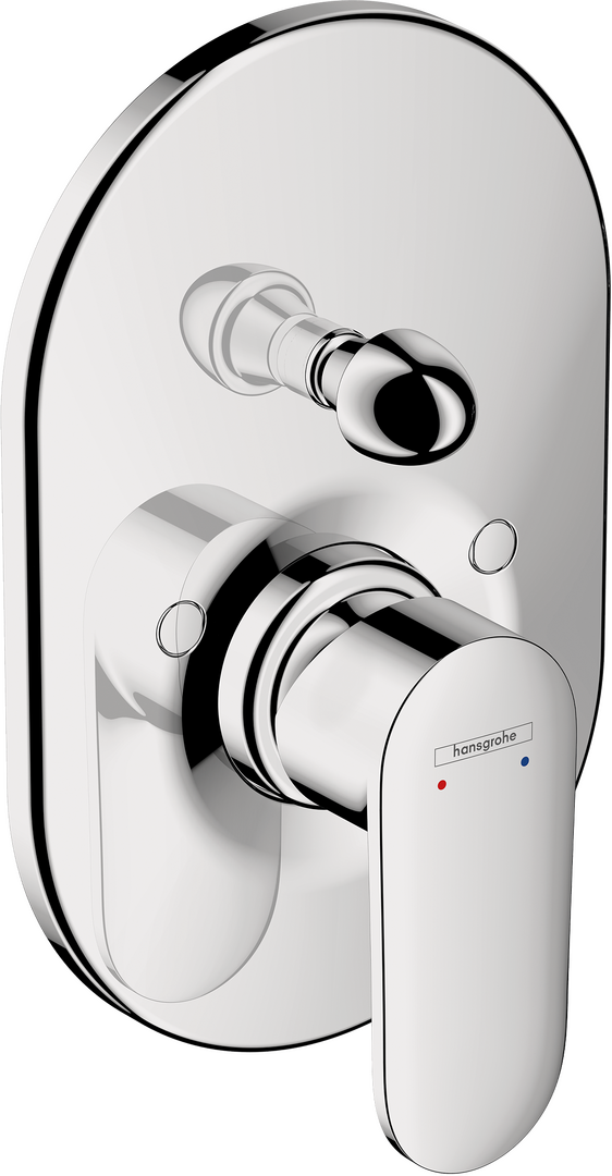 Single lever bath mixer for concealed installation