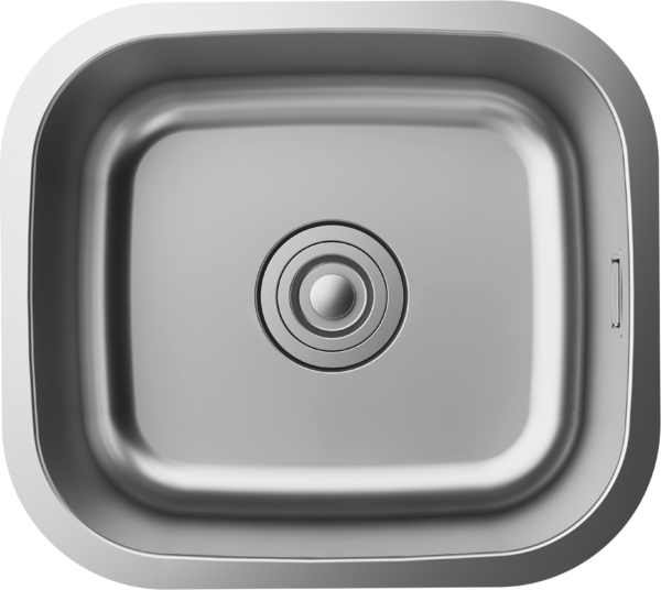 S439-U400 Under-mount sink 400 incl. manual drain kit